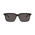 Bottega Veneta Square Sunglasses — Black