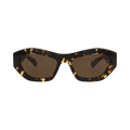 Bottega Veneta Round Sunglasses — Brown