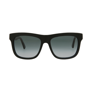 Gucci Rectangle Sunglasses — Black