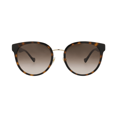 Gucci Round Sunglasses — Brown