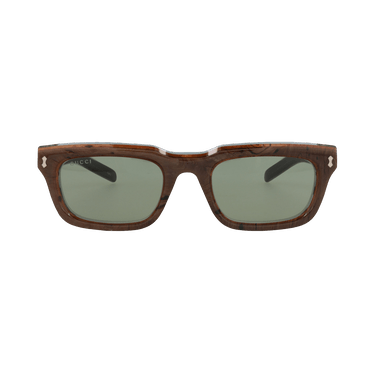 Gucci Square Sunglasses — Blue