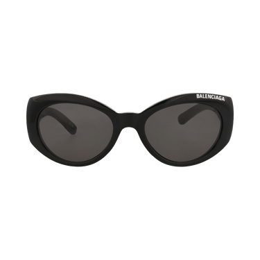 Balenciaga Round Sunglasses — Black