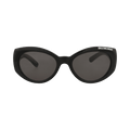Balenciaga Round Sunglasses — Black