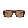 Gucci Square Sunglasses — Brown