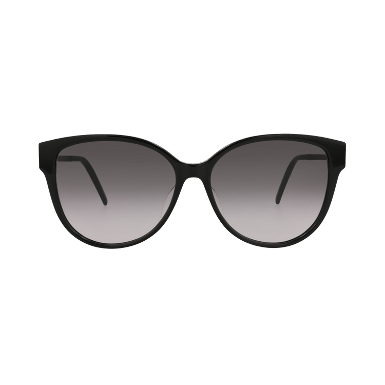 Saint Laurent Round Sunglasses — Black