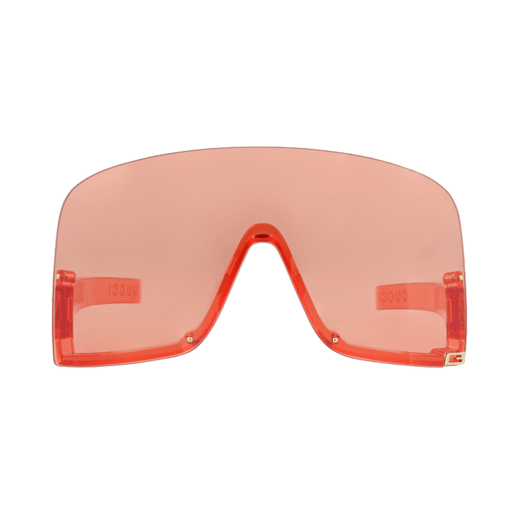 Gucci Shield Sunglasses — Red