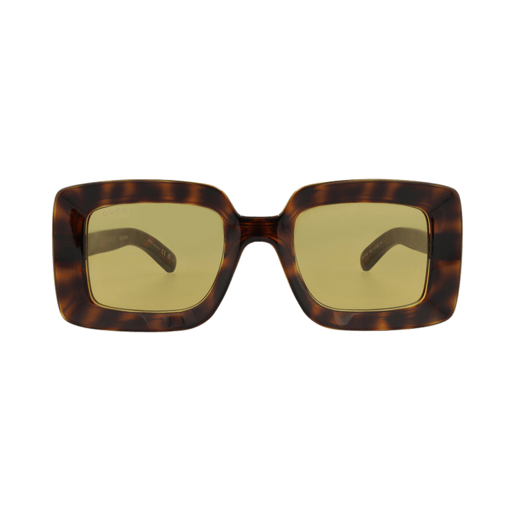 Gucci Square Sunglasses — Brown