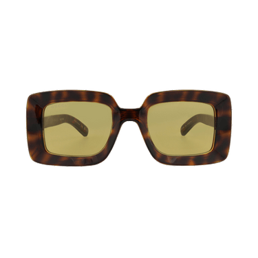 Gucci Square Sunglasses — Brown