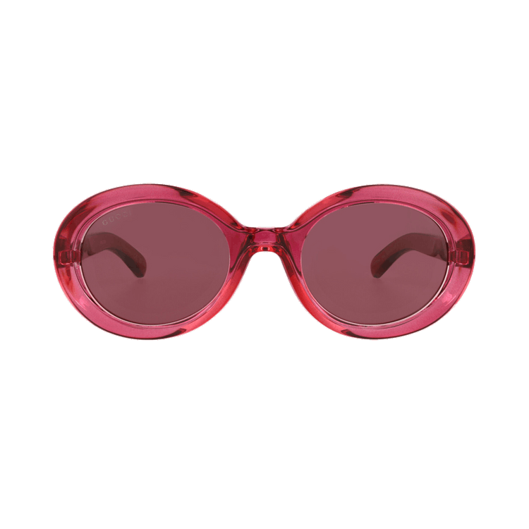 Gucci Round Sunglasses — Red