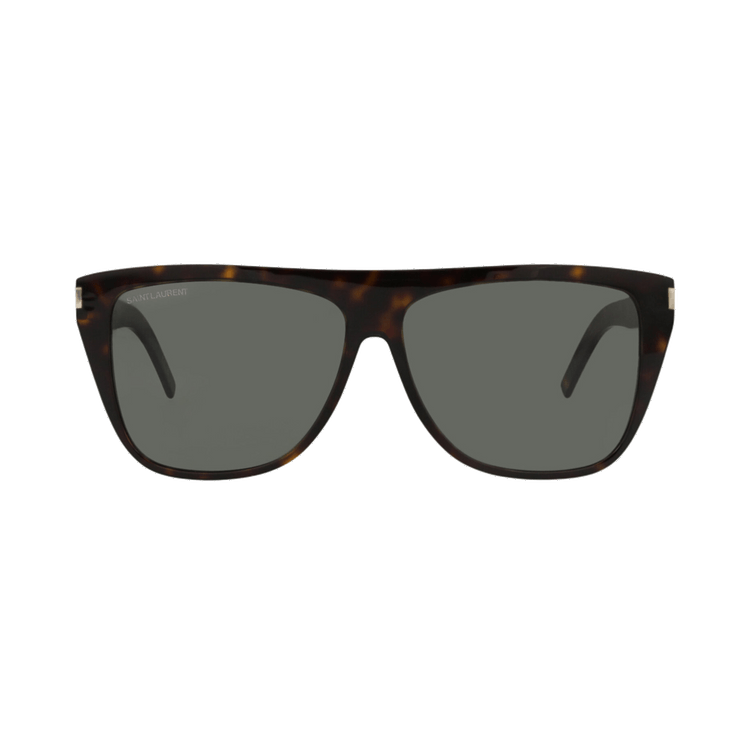 Saint Laurent Round Sunglasses — Brown