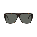 Saint Laurent Round Sunglasses — Brown