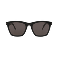 Saint Laurent Square Sunglasses — Black