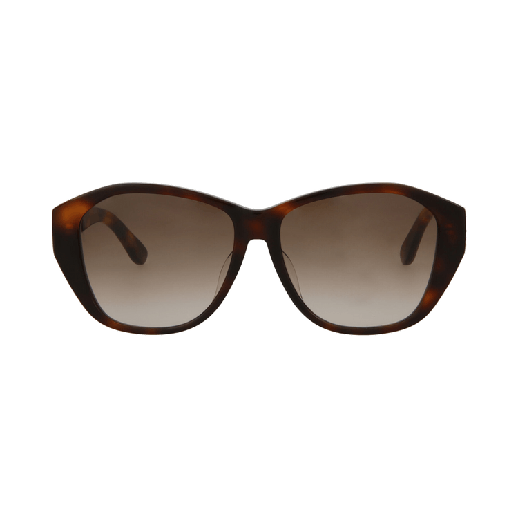 Saint Laurent Round Sunglasses — Brown