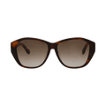 Saint Laurent Round Sunglasses — Brown