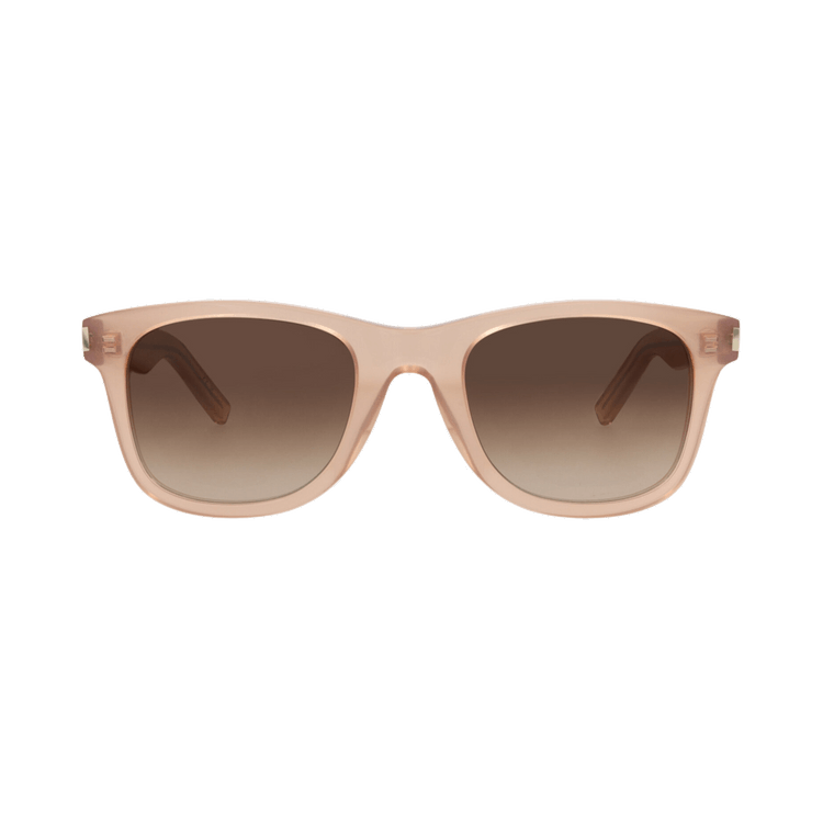 Saint Laurent Square Sunglasses — Orange