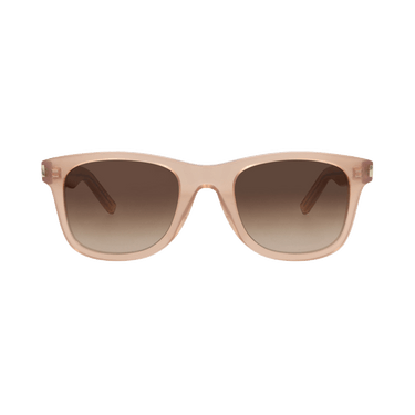 Saint Laurent Square Sunglasses — Orange
