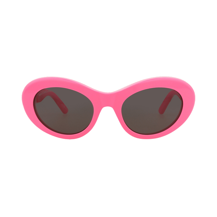 Balenciaga Round Sunglasses — Pink