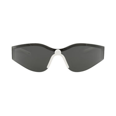 Gucci Shield Sunglasses — White