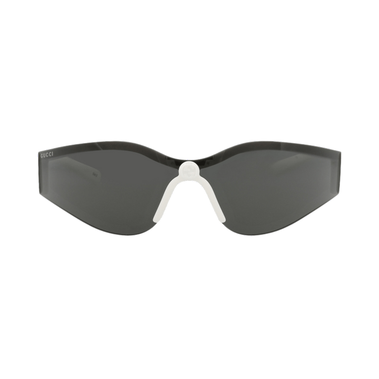 Gucci Shield Sunglasses — White