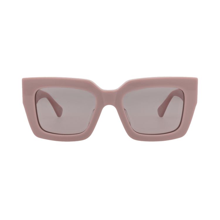 Bottega Veneta Square Sunglasses — Pink