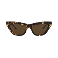 Bottega Veneta Cat Eye Sunglasses — Brown