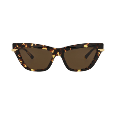 Bottega Veneta Cat Eye Sunglasses — Brown