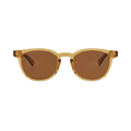 Bottega Veneta Round Sunglasses — Yellow