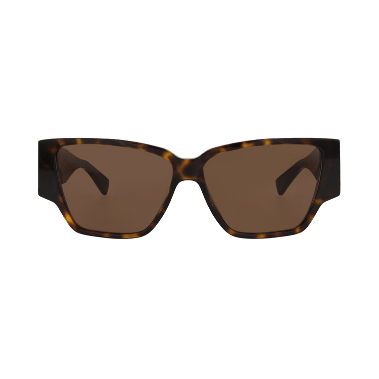 Bottega Veneta Square Sunglasses — Brown