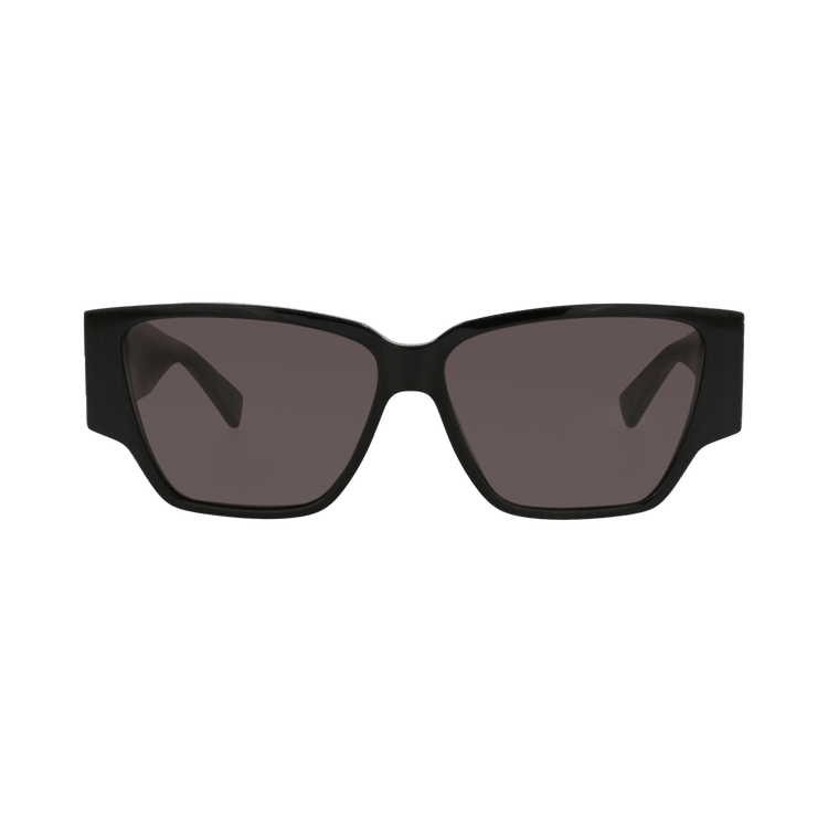 Bottega Veneta Square Sunglasses — Black
