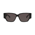 Bottega Veneta Square Sunglasses — Black