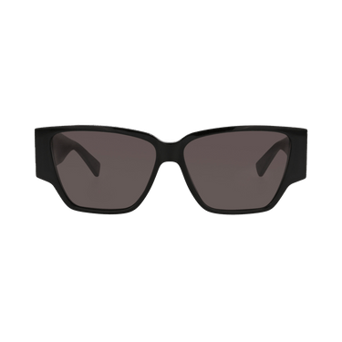 Bottega Veneta Square Sunglasses — Black