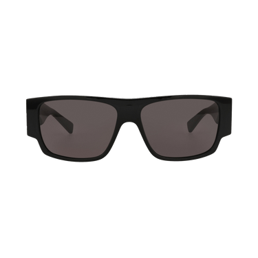 Bottega Veneta Square Sunglasses — Black
