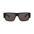 Bottega Veneta Square Sunglasses — Black