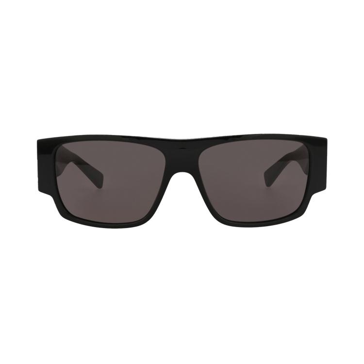 Bottega Veneta Square Sunglasses — Black