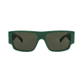 Bottega Veneta Square Sunglasses — Green
