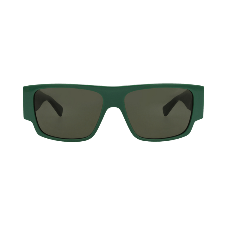 Bottega Veneta Square Sunglasses — Green