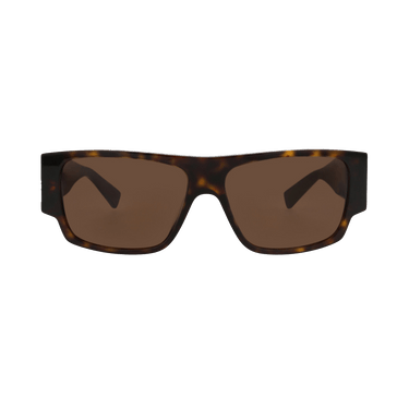 Bottega Veneta Square Sunglasses — Brown