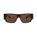 Bottega Veneta Square Sunglasses — Brown