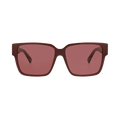Bottega Veneta Square Sunglasses — Red