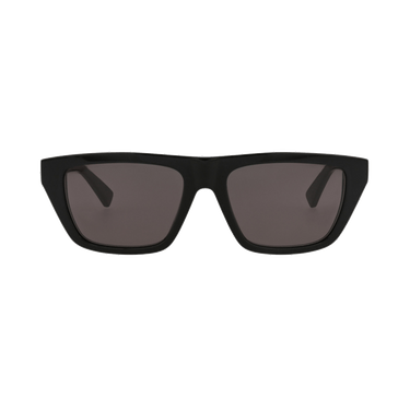 Bottega Veneta Square Sunglasses — Black