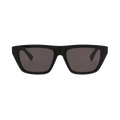 Bottega Veneta Square Sunglasses — Black