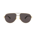 Bottega Veneta Aviator Sunglasses — Gold