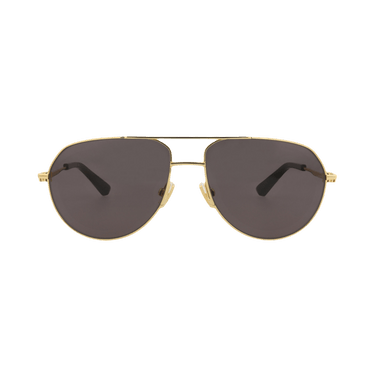 Bottega Veneta Aviator Sunglasses — Gold