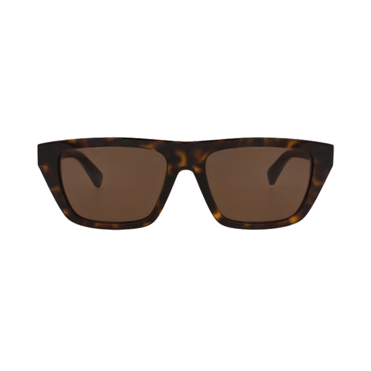 Bottega Veneta Square Sunglasses — Brown