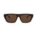 Bottega Veneta Square Sunglasses — Brown