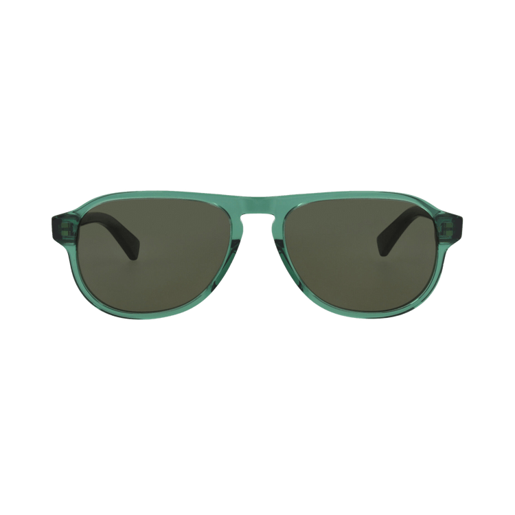 Bottega Veneta Aviator Sunglasses — Green