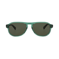 Bottega Veneta Aviator Sunglasses — Green