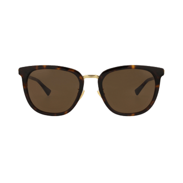Bottega Veneta Round Sunglasses — Brown