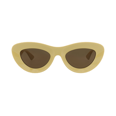 Bottega Veneta Cat Eye Sunglasses — Yellow