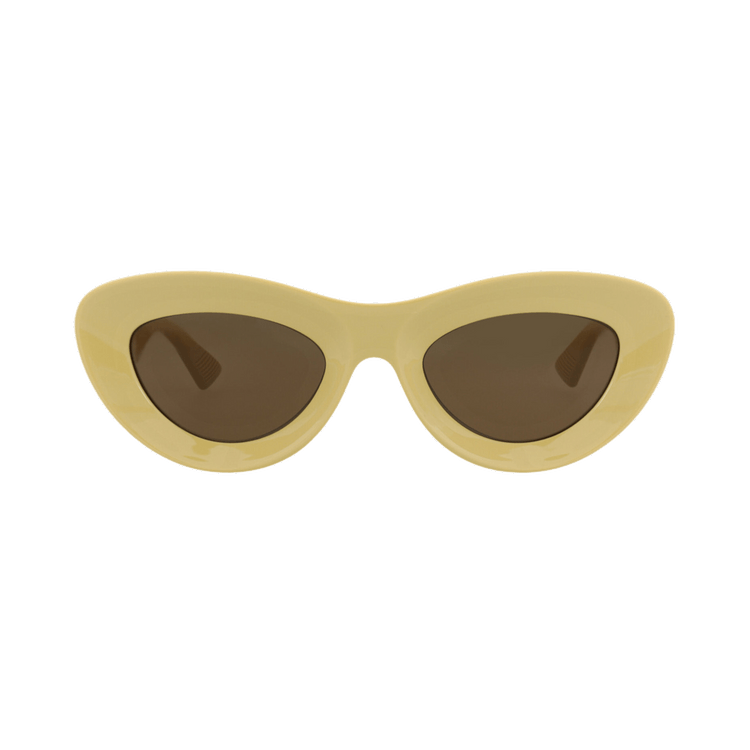 Bottega Veneta Cat Eye Sunglasses — Yellow